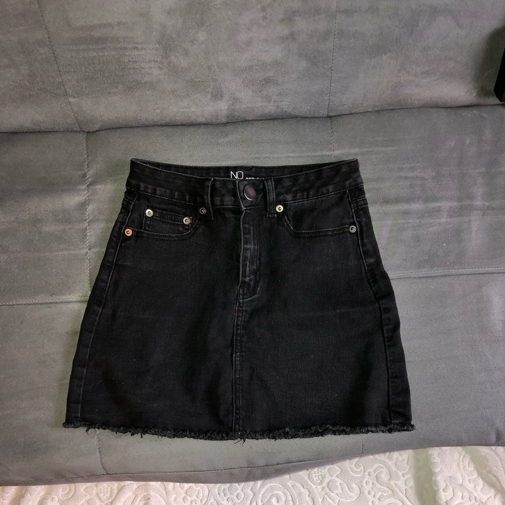 Size 5- Black Jean Skirt